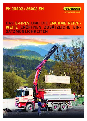 Хидравлични товарни кранове Palfinger PK 26002 EH F