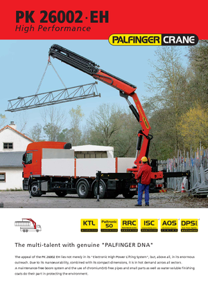 Хидравлични товарни кранове Palfinger PK 26002 EH F