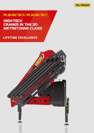 Хидравлични товарни кранове Palfinger PK 28.502 TEC 5 D