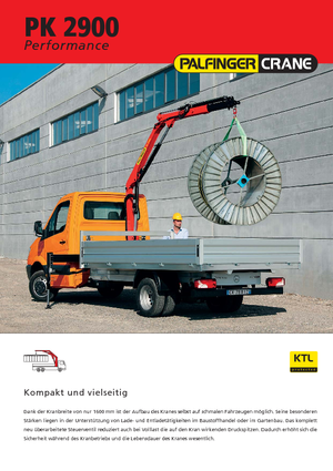 Хидравлични товарни кранове Palfinger PK 2900 A