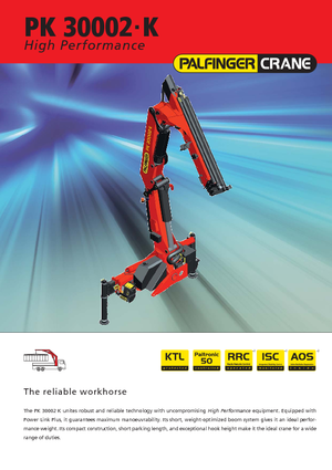 Хидравлични товарни кранове Palfinger PK 30002-K A