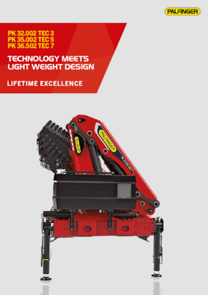 Хидравлични товарни кранове Palfinger PK 35.002 TEC 5 F