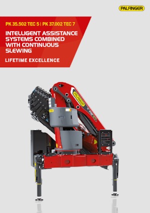 Хидравлични товарни кранове Palfinger PK 37.002 TEC 7 E