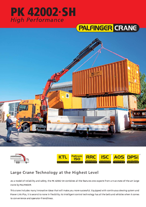 Хидравлични товарни кранове Palfinger PK 42502 HPLS B