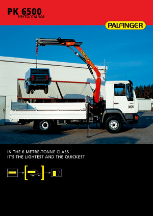Хидравлични товарни кранове Palfinger PK 6500