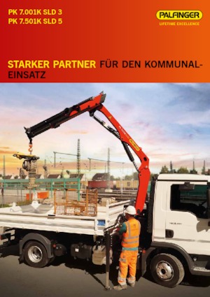 Хидравлични товарни кранове Palfinger PK 7.501K SLD 5