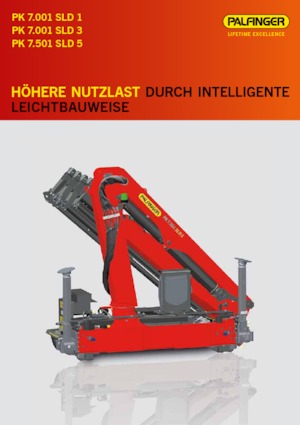 Хидравлични товарни кранове Palfinger PK 7.501 SLD 5