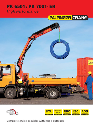 Хидравлични товарни кранове Palfinger PK 7001 EH A