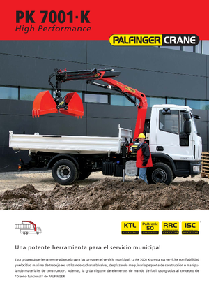 Хидравлични товарни кранове Palfinger PK 7001 K A