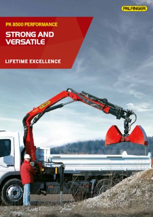 Хидравлични товарни кранове Palfinger PK 8500 B