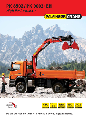 Хидравлични товарни кранове Palfinger PK 8502