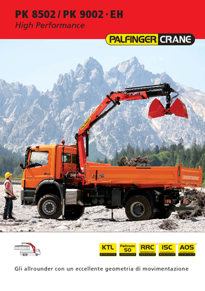 Хидравлични товарни кранове Palfinger PK 8502