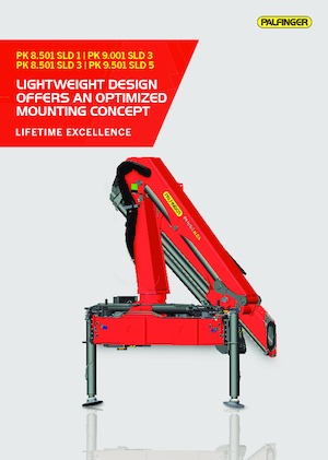 Хидравлични товарни кранове Palfinger PK 9.001 SLD 3 B