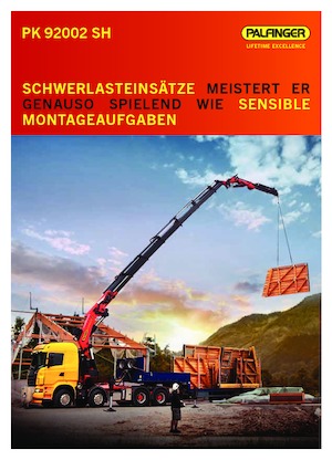 Хидравлични товарни кранове Palfinger PK 92002 SH F