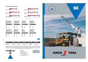 Хидравлични товарни кранове Amco Veba SC 5421