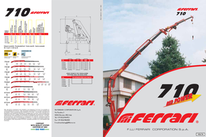 Хидравлични товарни кранове Ferrari® SC 710 A1 