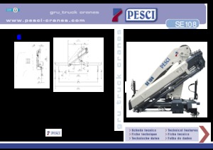 Хидравлични товарни кранове Pesci SE 108