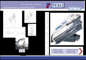 Хидравлични товарни кранове Pesci SE 1105SC