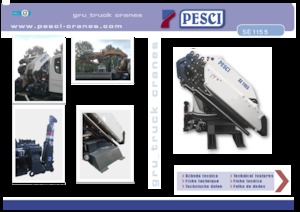 Хидравлични товарни кранове Pesci SE 1155