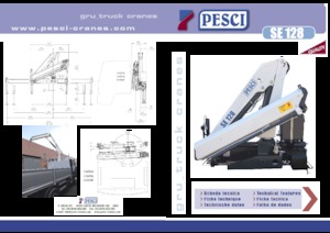 Хидравлични товарни кранове Pesci SE 128 H2B3