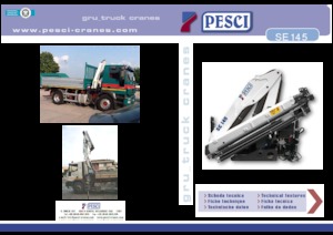 Хидравлични товарни кранове Pesci SE 145