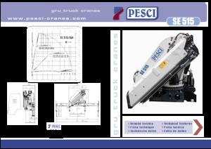 Хидравлични товарни кранове Pesci SE 515