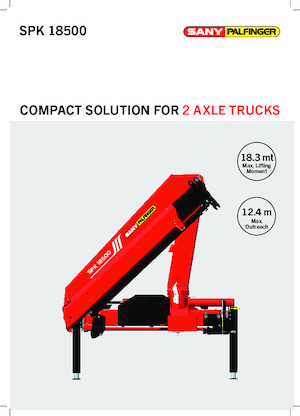 Хидравлични товарни кранове Sany SPK 18500 B