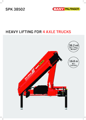 Хидравлични товарни кранове Sany SPK 38502 C
