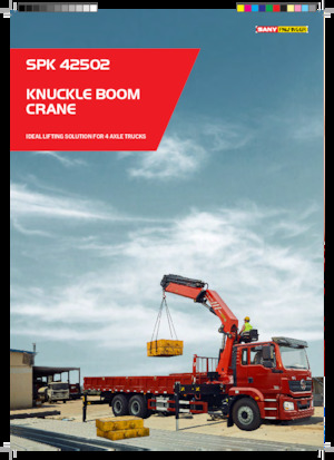 Хидравлични товарни кранове Sany SPK 42502 C