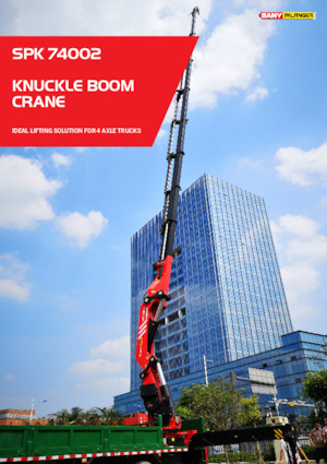 Хидравлични товарни кранове Sany SPK 74002 B