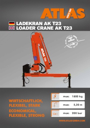 Хидравлични товарни кранове Atlas T 23 A28