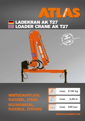 Хидравлични товарни кранове Atlas T 27 A28