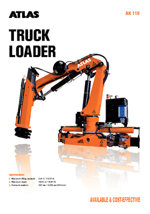 Хидравлични товарни кранове T-Atlas TLC 116.3 A3