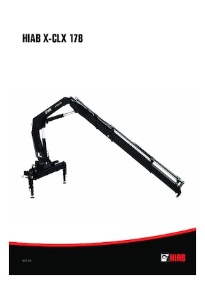 Хидравлични товарни кранове Hiab X-CLX 178 B-2 
