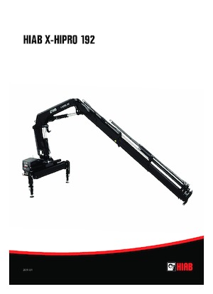 Хидравлични товарни кранове Hiab X-HiPro 192 E-3
