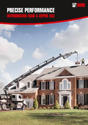 Хидравлични товарни кранове Hiab X-HiPro 352 E-6+JIB 70X-4 
