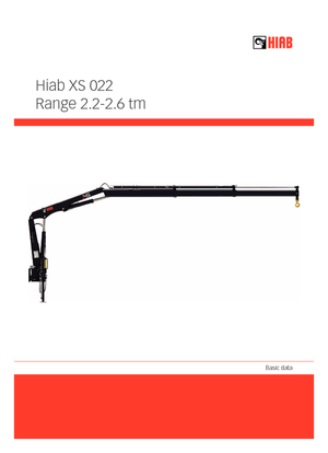Хидравлични товарни кранове Hiab XS 022 B-1 DUO