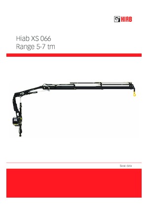 Хидравлични товарни кранове Hiab XS 066 B-2 CL