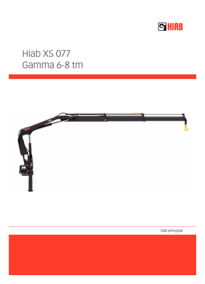 Хидравлични товарни кранове Hiab XS 077 B-2 HIDUO