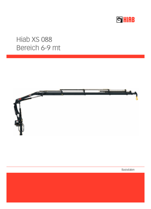 Хидравлични товарни кранове Hiab XS 088 B-2 DUO