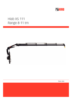 Хидравлични товарни кранове Hiab XS 111 B-3 HIDUO