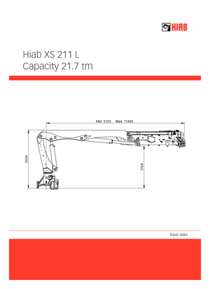 Хидравлични товарни кранове Hiab XS 211 DL-5 PRO