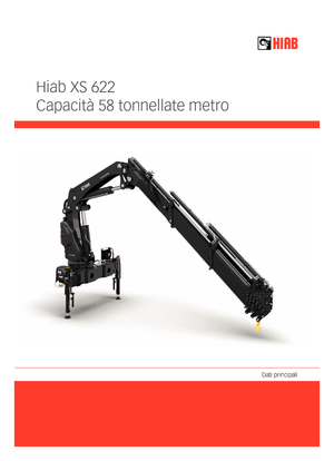Хидравлични товарни кранове Hiab XS 622 E-8 HIPRO Jib 150 X-6