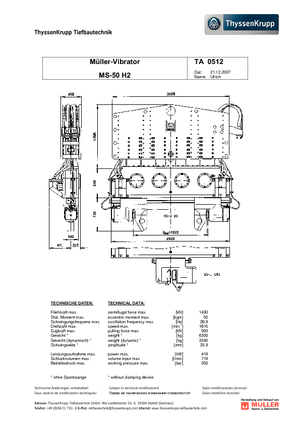 Вибрационни чукове Müller MS 50 H 2