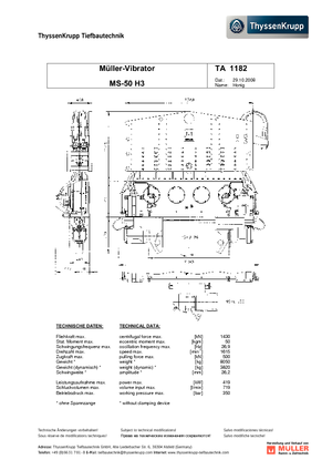 Вибрационни чукове Müller MS 50 H 3