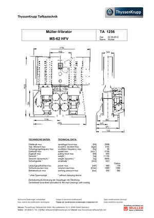 Вибрационни чукове Müller MS 62 HFV