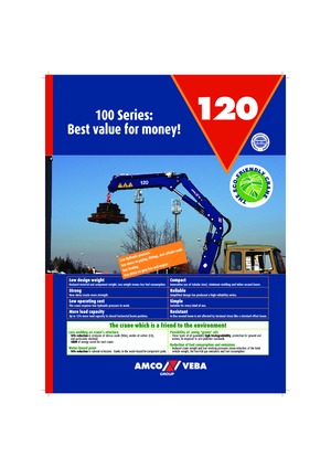 Хидравлични товарни кранове Amco Veba 120-1 S