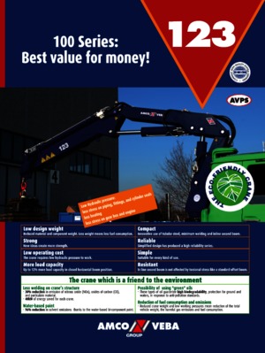Хидравлични товарни кранове Amco Veba 123-1 S