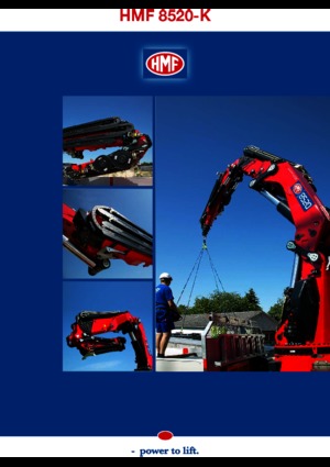Хидравлични товарни кранове HMF 8520-K6
