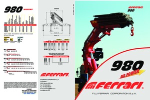 Хидравлични товарни кранове Ferrari® 980 A6 J6 